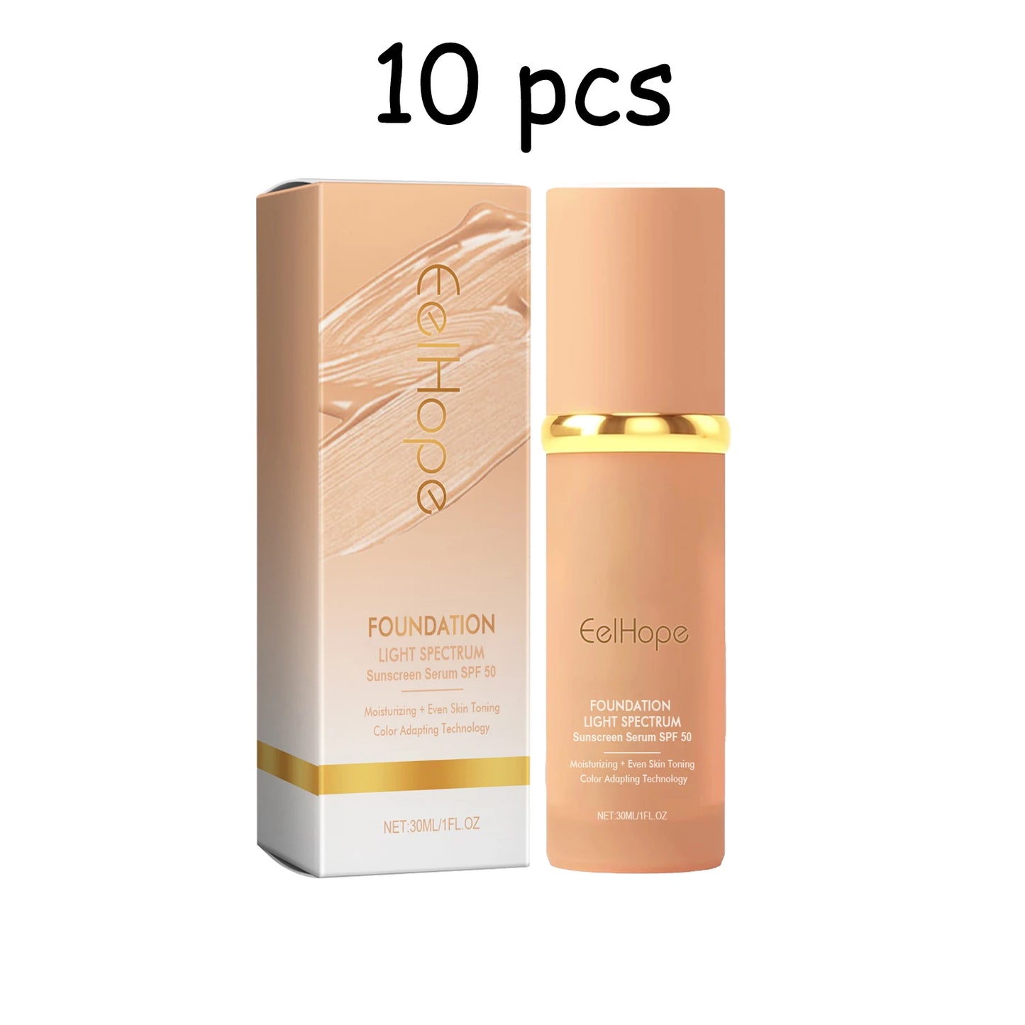 EELHOPE Face Makeup Foundation Natural Lightweight Texture Perfect Coverage Glowing Skin Tone Moisturizing Face Foundation Cream