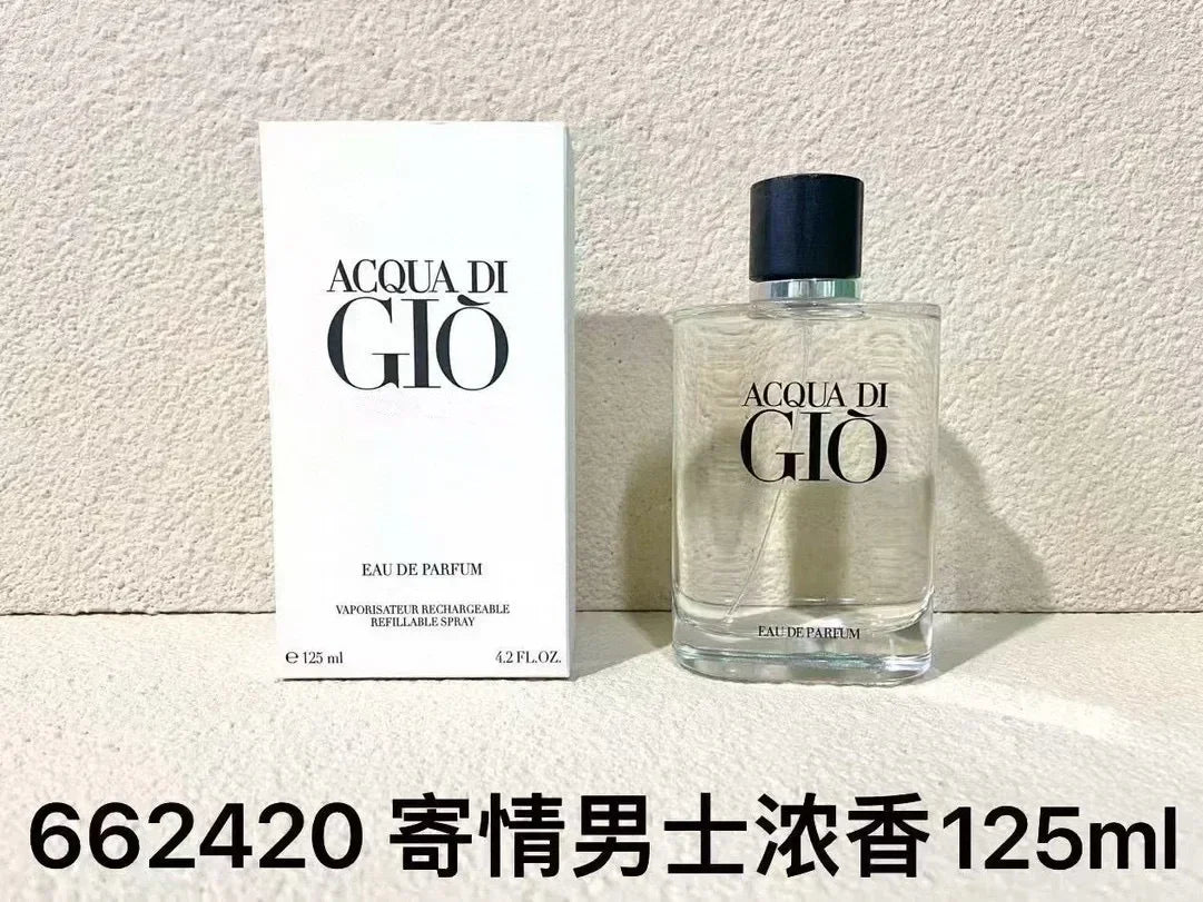Classic Gio Homme Inspired Eau de Toilette for Men Aquatic Fresh Fragrance Long Lasting Oceanic & Citrus Scent Cologne Gift Set