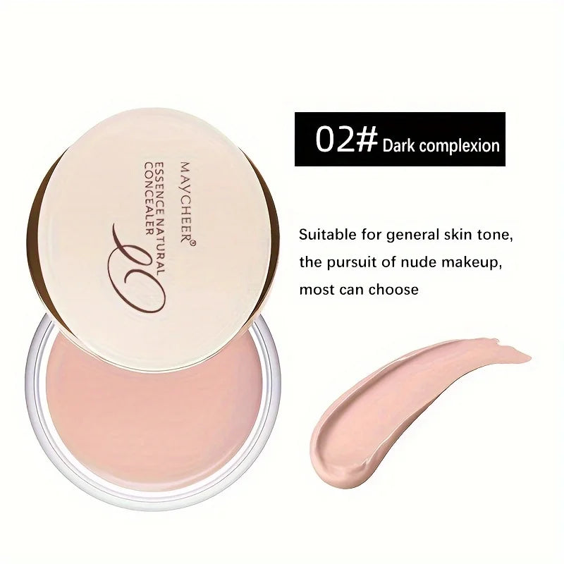 4Color Waterproof Full Coverage Concealer for Tattoos Scars Acne Marks Dark Circles Natural Finish Foundation for All Skin Tones