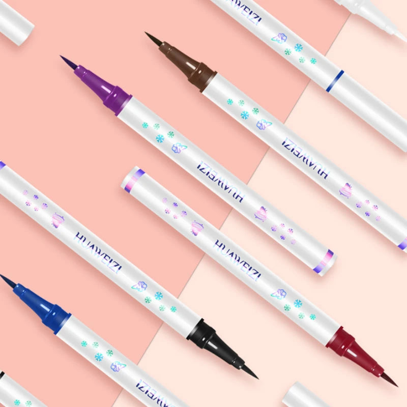 Red Matte Eyeliner Pencil Long Lasting Eye Makeup Liquid Eyeliner Waterproof Eyeliner Pen Eye Cosmetics Makeup Tools
