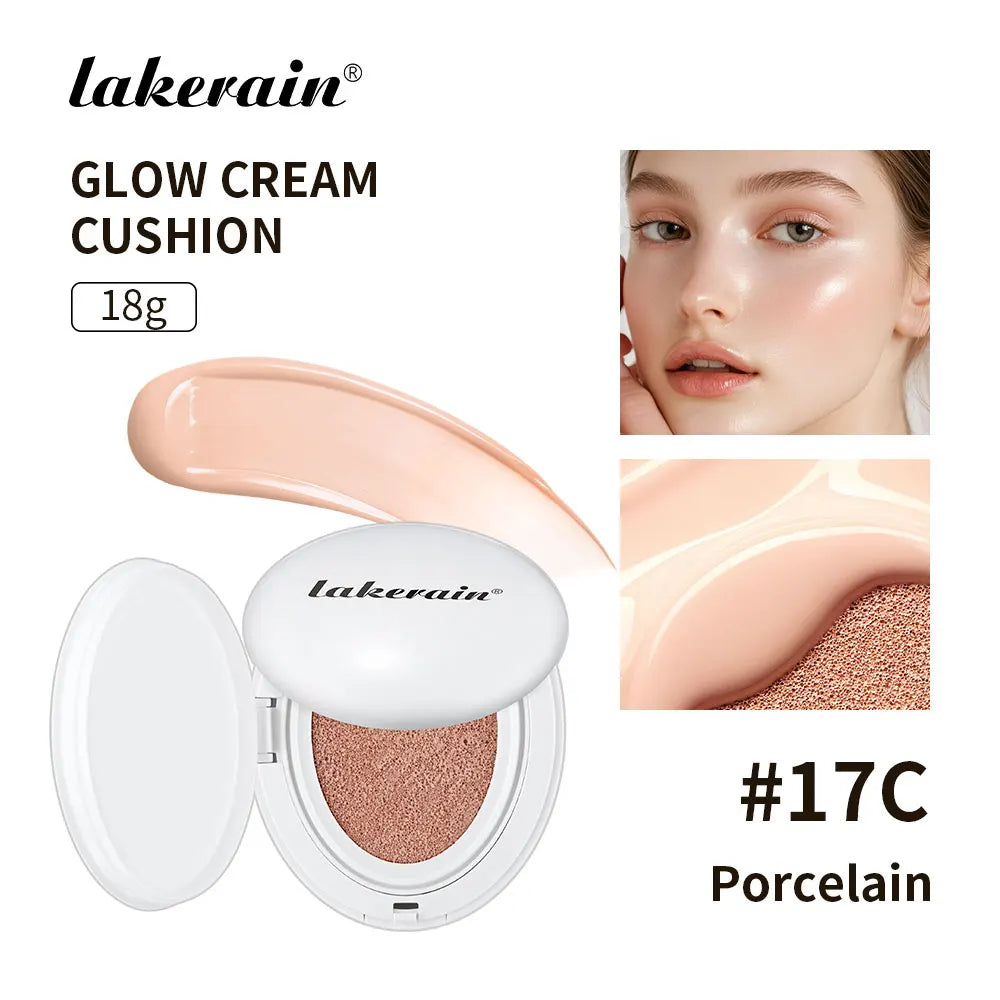 NEW Glow CC Cream Foundation Cushion Waterproof Long-lasting Brighten Foundation Cream Women Base Makeup Face Korean Cosmetics