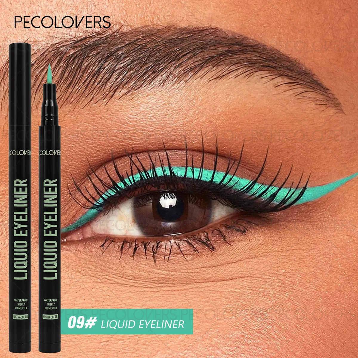 Sweatproof Colorful Eyeliner Pens,Fast Drying,Easy Coloring,Liquid Eyeliner Pencil,Ideal for Daily and Party Makeup