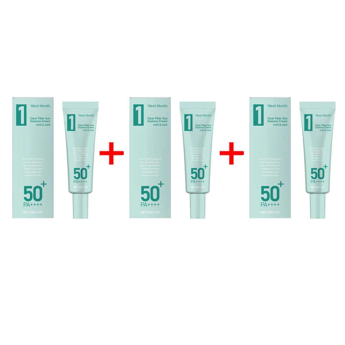 Anti Sun Cream SPF50 UV Defense Broad Spectrum Sunlight Protection Reduce Redness Hydrating Waterproof Prevent Sunburn Sunscreen