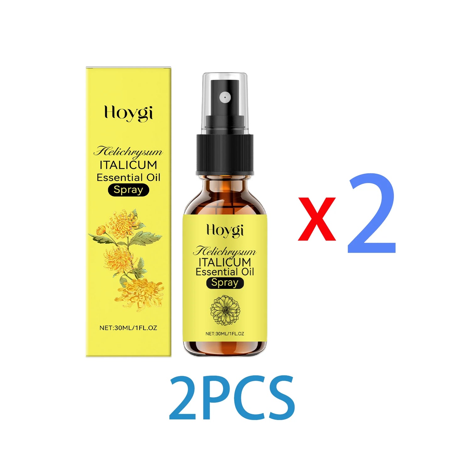 Helichrysum Facial Body Mist Spray for Dry Skin Lightweight Hydrating Oil Spray with Jojoba Oil Winter Skincare Care for Women