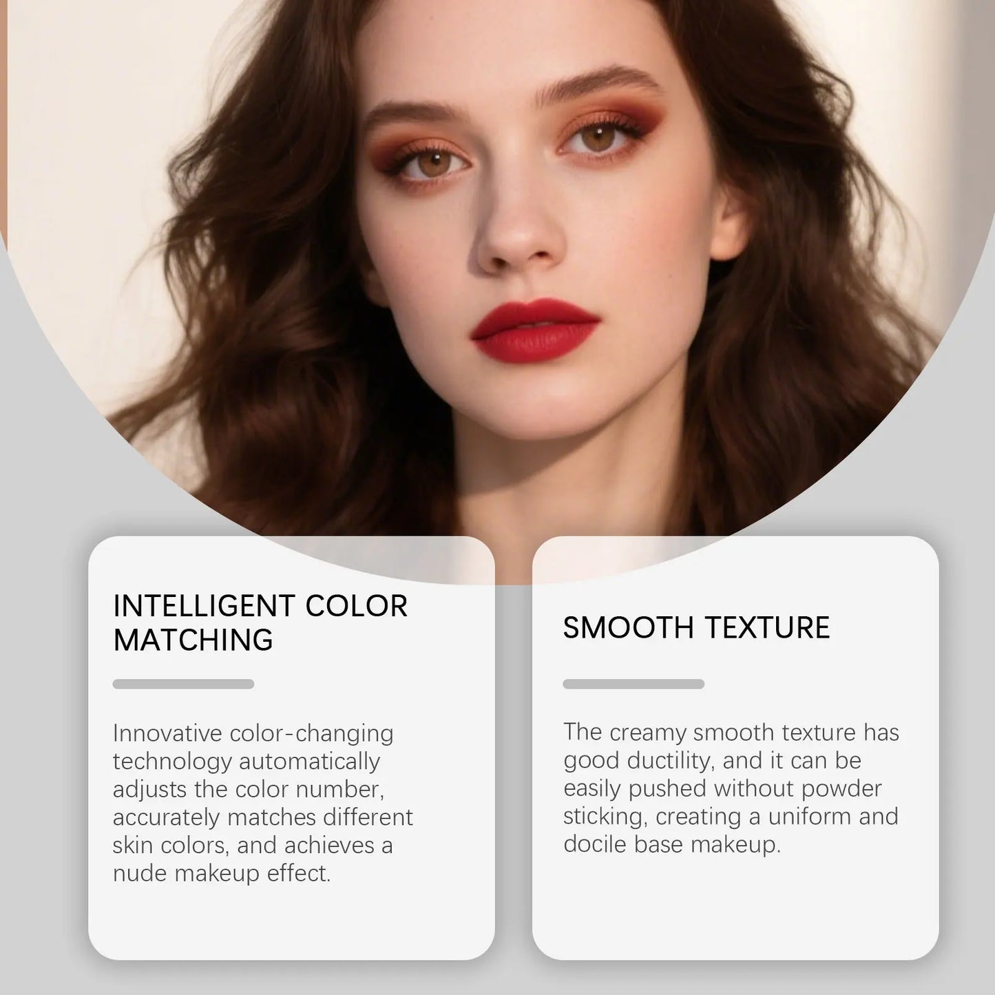 2-in-1 Color Changing Makeup Foundation Stick Moisturizing Brightening Matte High Concealer Lightweight Long Lasting Base Makeup