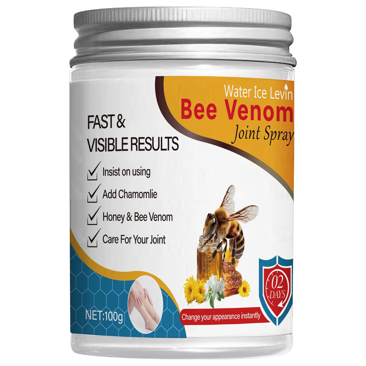 Quick-Action Joint Spray with Bee Venom & Honey | Instant Comfort & Moisture for Winter | Easy Application Formula