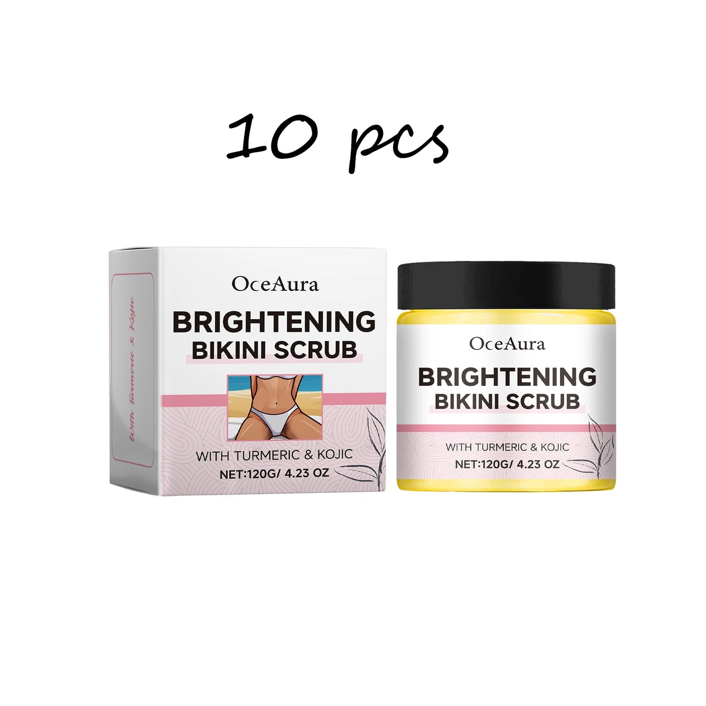 Oceaura Body Scrub Cream Brightening Bikini Leg Arm Skin Gentle Remove Dead Skin Softening Smooth Whitening Body Scrub Cream