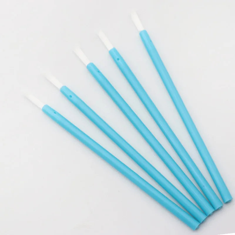 50 pcs Disposable nylon Lip Brush Lipstick Lip Glossy Wands Clean Applicator lip Eyeshadow Gloss Brushes Cosmetic Makeup Tools