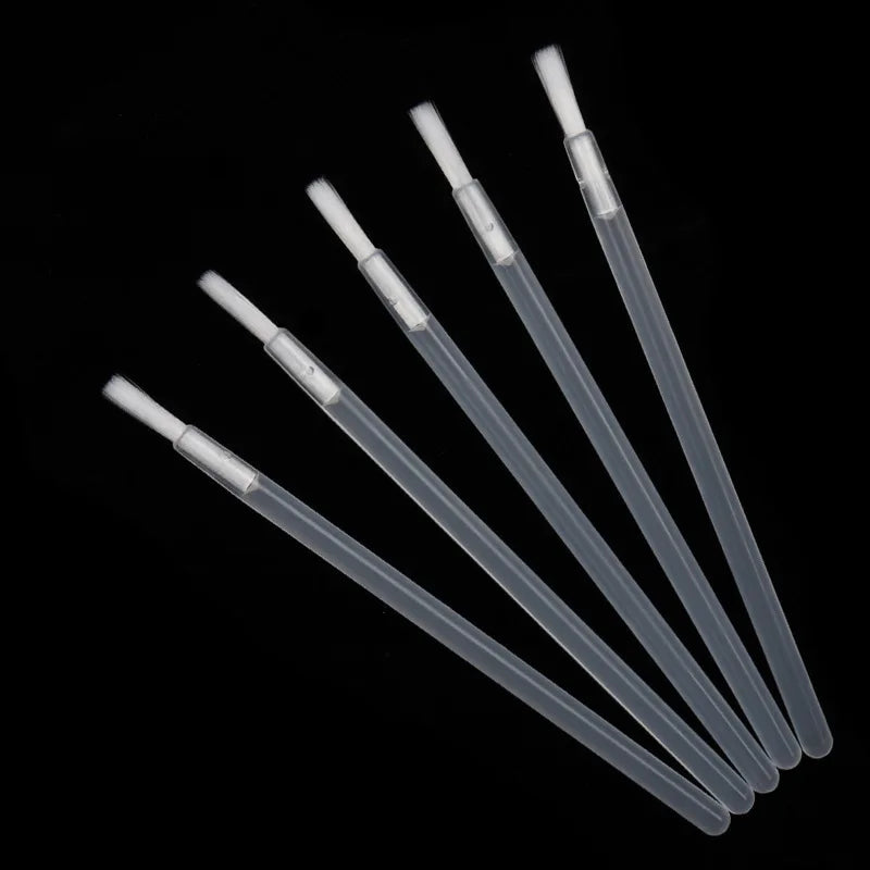 50 pcs Disposable nylon Lip Brush Lipstick Lip Glossy Wands Clean Applicator lip Eyeshadow Gloss Brushes Cosmetic Makeup Tools
