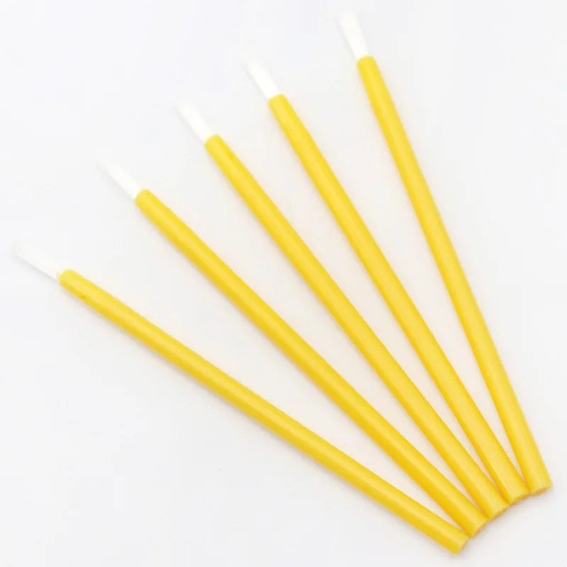 50 pcs Disposable nylon Lip Brush Lipstick Lip Glossy Wands Clean Applicator lip Eyeshadow Gloss Brushes Cosmetic Makeup Tools