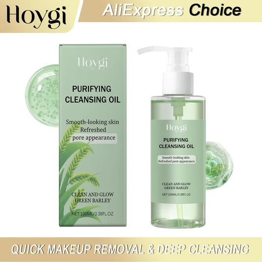 HOYGI Makeup Removal Oil Deep Cleansing Reduce Blackheads Purifying Pores Hydrating Moisturizing Non Greasy for All Skin Types