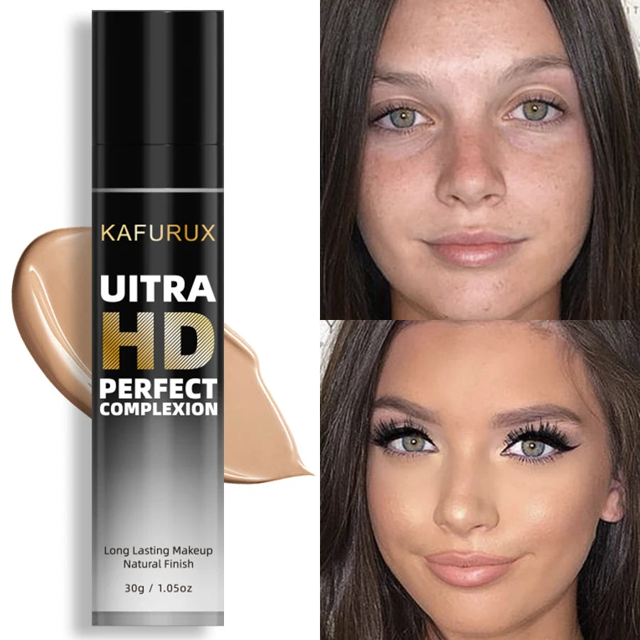 8 color Face Foundation Cream Oil-Control Waterproof Natural BB Cream Lasting Concealer Liquid Full Coverage Matte Base Makeup