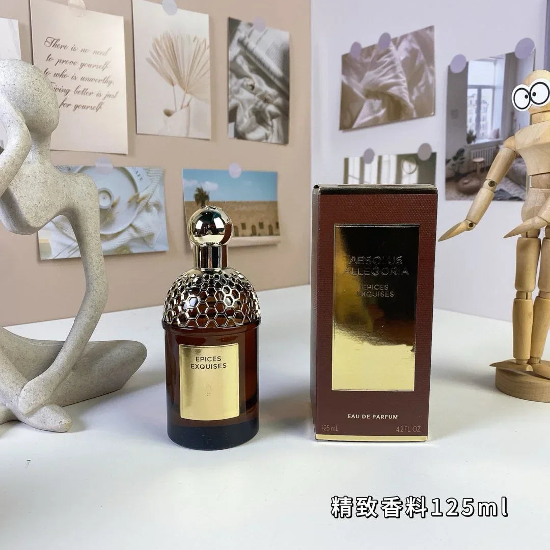 125ML Brand Perfume Long-Lasting Fragrance Natural Floral Scent Spray Women Wood leather Men Perfumes Advanced Oriental Tune