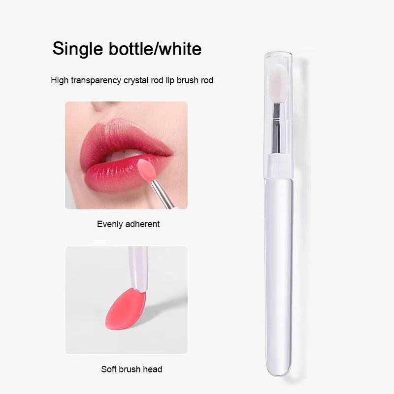 new 1/3pcs silicone lip brush disposable lip brush Lipstick Lipgloss Makeup Brushes HZS18