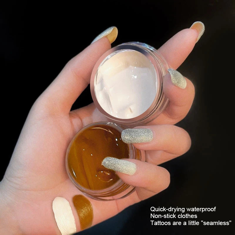 Two-color tattoo concealer waterproof and sweat-proof to cover birthmarks and scars long-lasting concealer foundation cream