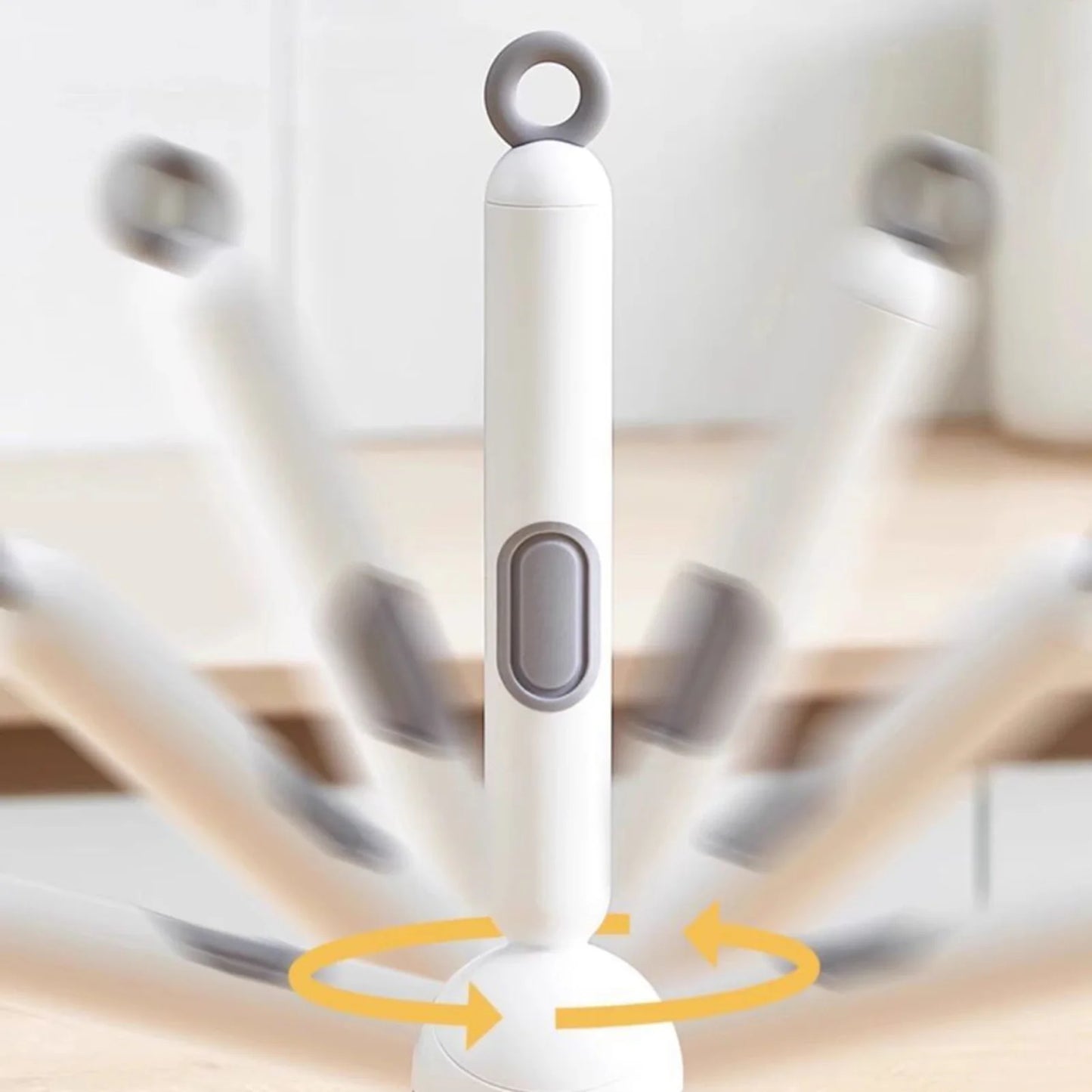 Rotating Soap-Dispensing Pot Brush