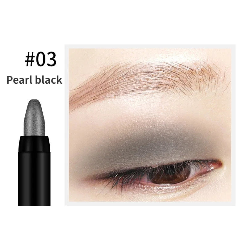 Bling Eye Shadow Pen 16 Colors Eyeshadow Stick Eyeshadow Palettes Women Bling Silkworm Pen Pearlescent Eye-shadow Glitter Pencil