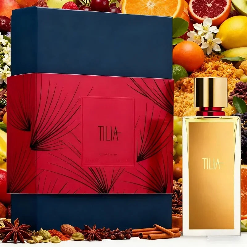 TILIA Men's Perfume 100ml EDP Limited Edition Niche Fragrance Rare Linden Blossom & Woody Green Scent Luxury Unisex Gift Set