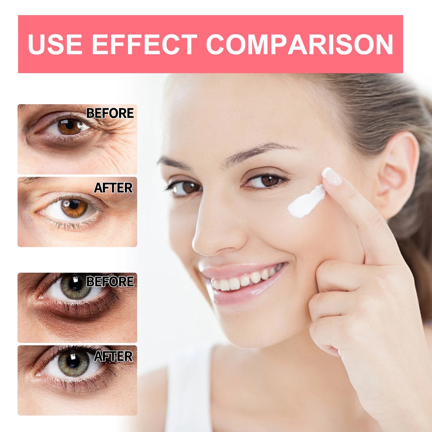Retinol Eye Cream Stick Lifting Fade Fine Line Remove Dark Circles Eye Bags Anti Puffiness Moisturizing Smoothing Eye Skin Care
