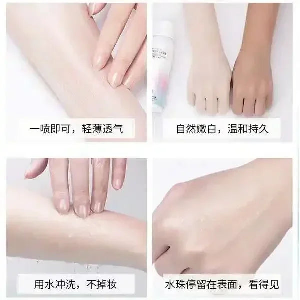 200ml 2bottles Whitening Concealer Sunscreen Isolation Spray Waterproof V7 Hydration Moisturizing Body Foundation