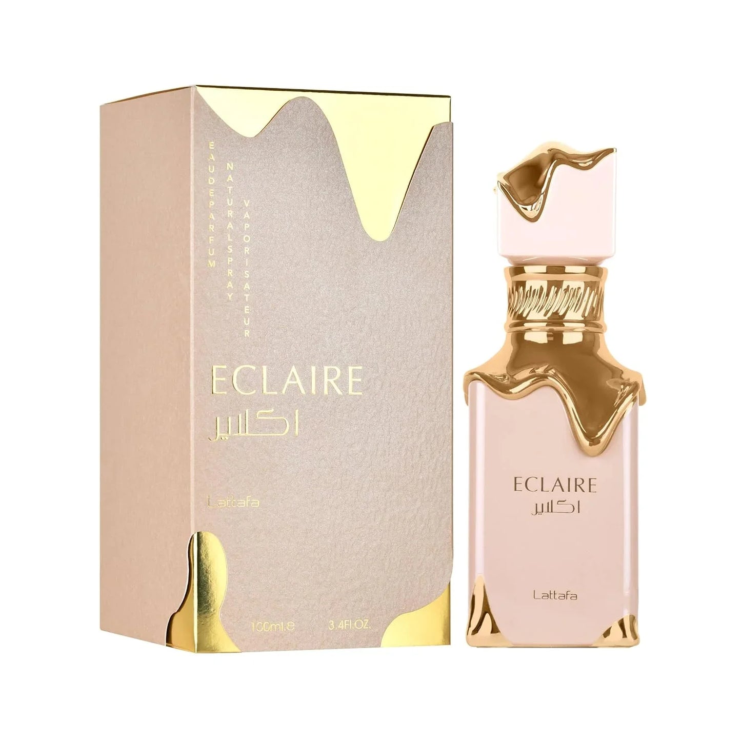 Lattafa Eclaire Perfume Spray- Vanilla, Caramel, Sweet, Floral  - Eau de Parfum Long-Lasting Fragrance for women 3.4oz / 100 ml