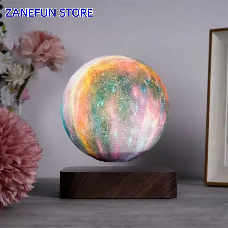 Levitating Magnetic Globe Table Starry Light Rechargeable Touch Control Floating Lamp Personalized Gift Office Home Decoration