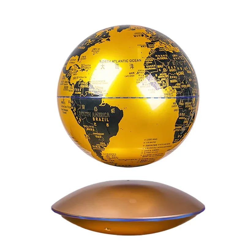 Levitating Magnetic Globe Table Starry Light Rechargeable Touch Control Floating Lamp Personalized Gift Office Home Decoration