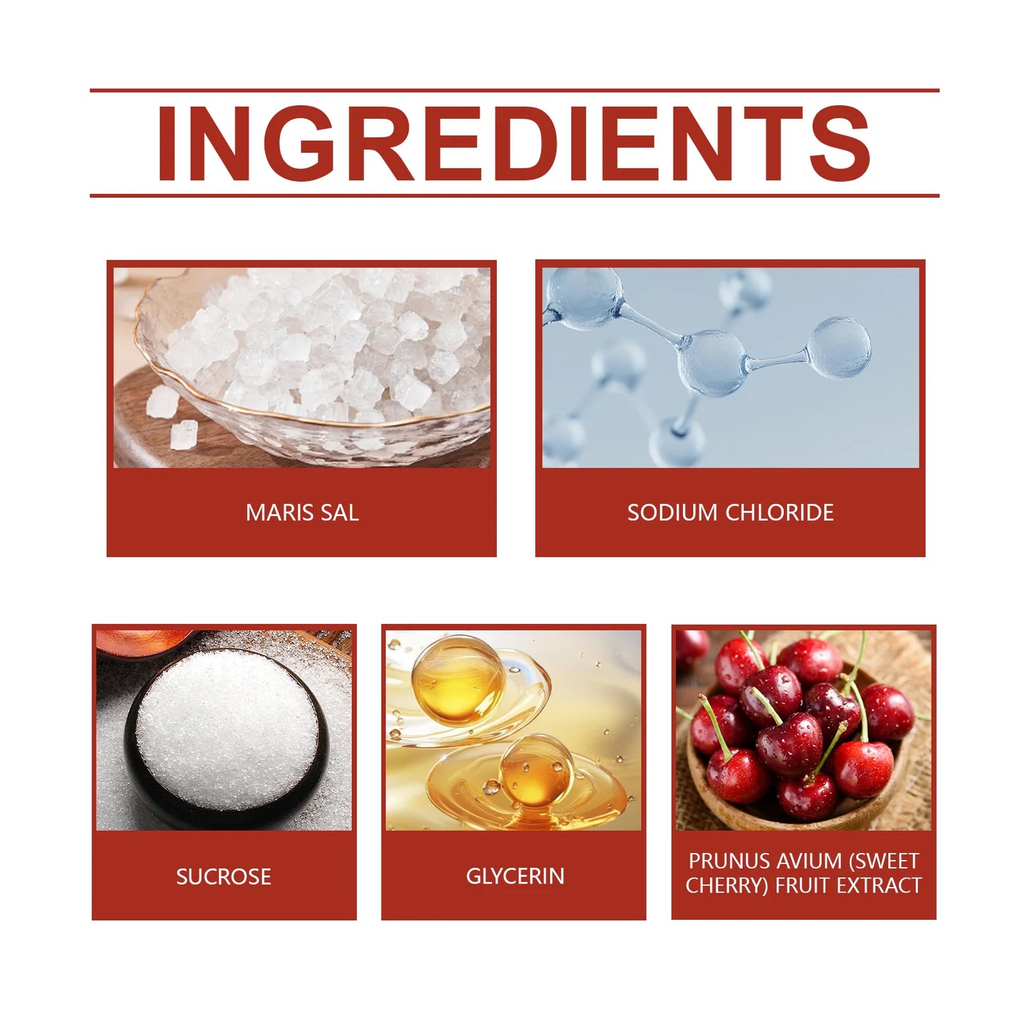 EELHOE 120g Cherry Sugar Body Scrub Deep Cleansing Exfoliating Dark Skin Lighten Pore Cleanser More Elastic Smoother Skin Gel