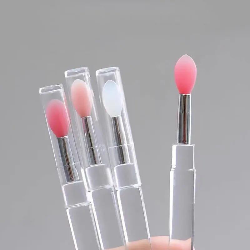 new 1/3pcs silicone lip brush disposable lip brush Lipstick Lipgloss Makeup Brushes HZS18