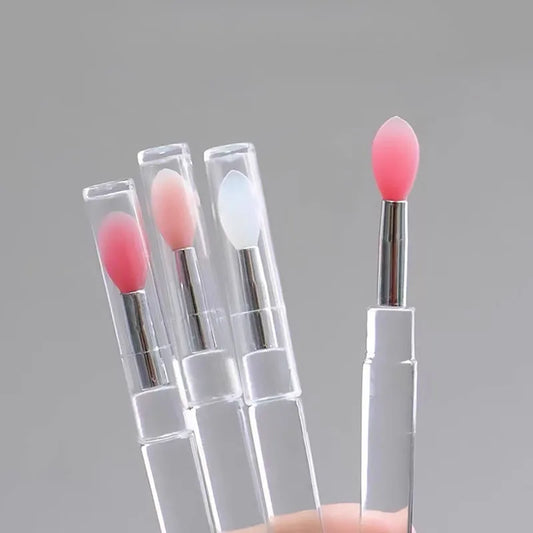 new 1/3pcs silicone lip brush disposable lip brush Lipstick Lipgloss Makeup Brushes HZS18
