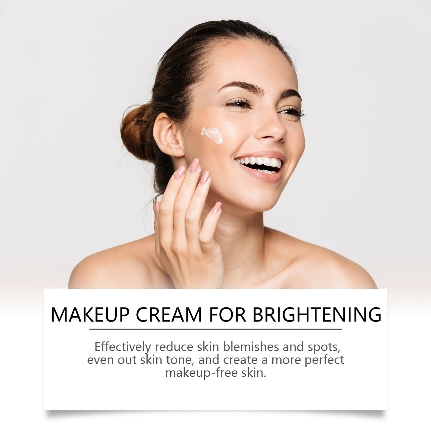 Lazy Face Cream Invisible Pores Cover Dark Spot Oil Control Brightening Foundation Base Concealer Moisturizing Isolation Cream