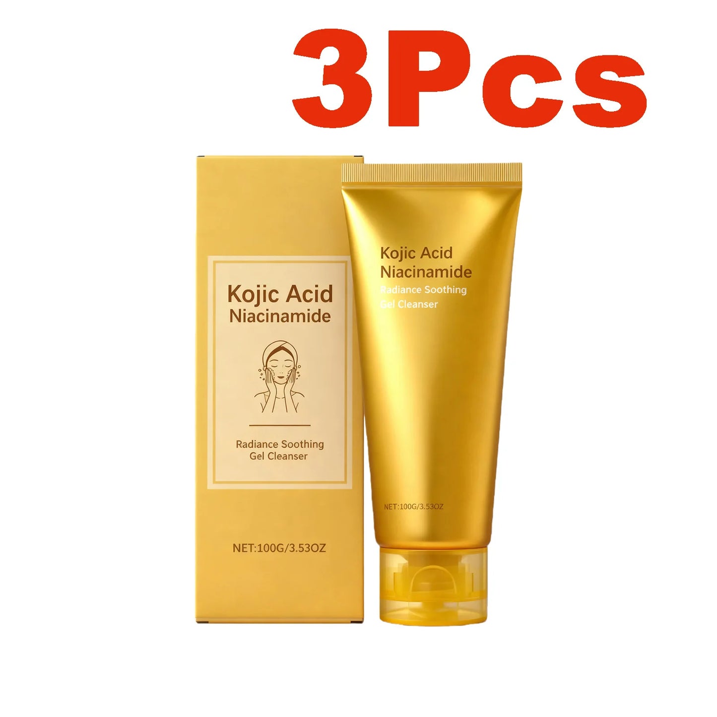 Radiance Soothing Gel Cleanser Skin Cleansing Brightening Hydrating Repair Face Foam Daily Cleanser for Sensitive Skin Skincare