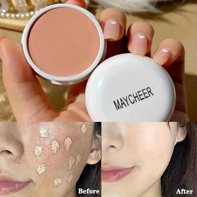 MAYCHEER Full Coverage Concealer Cover Anti-Dark-Circle & Freckle Long-Lasting Waterproof Foundation Face Makeup Base Cosmetic