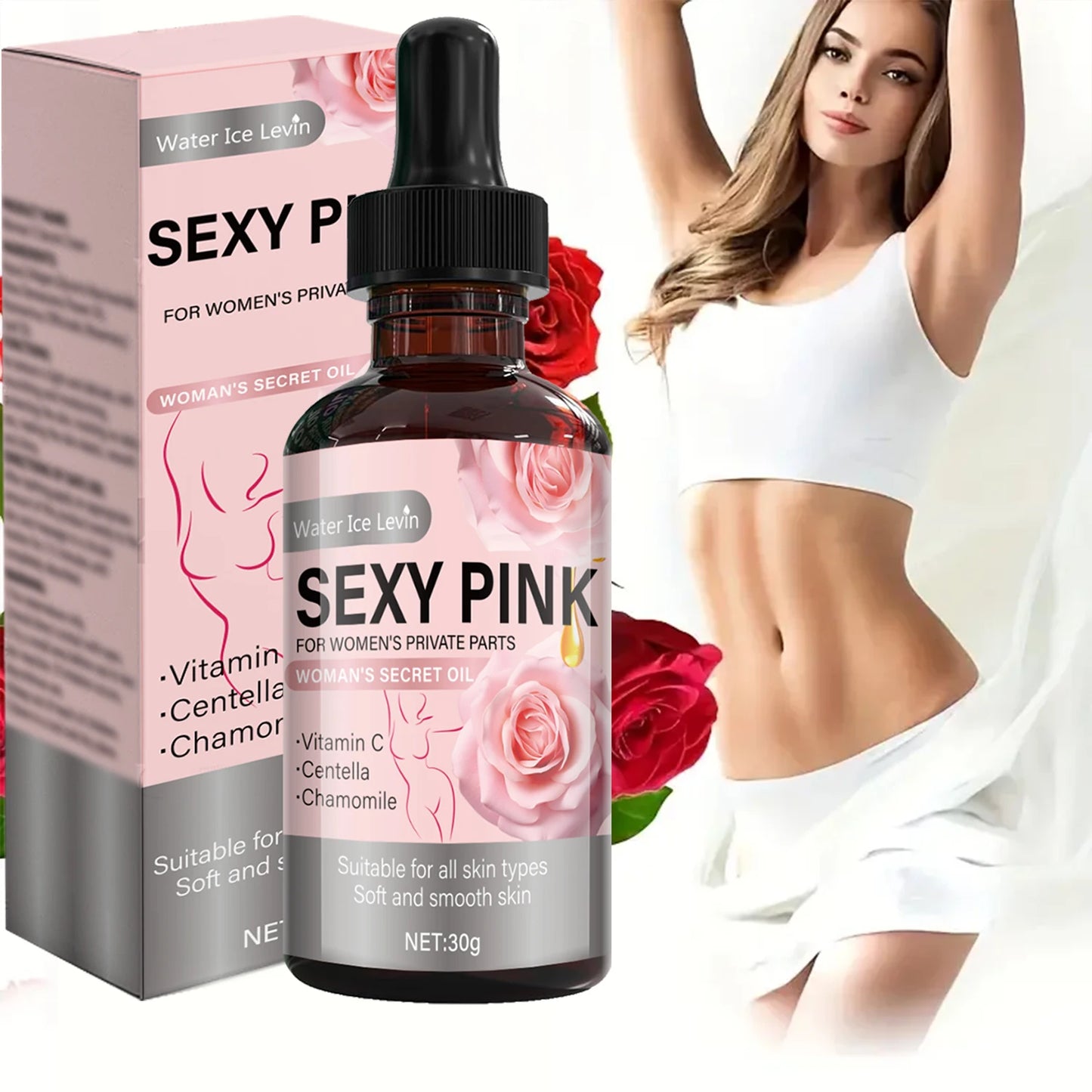 Intimate Moisturizing Cream with Rose & Rosemary - Soothing Protection, Gentle Formula, pH Balance Care, Winter Comfort