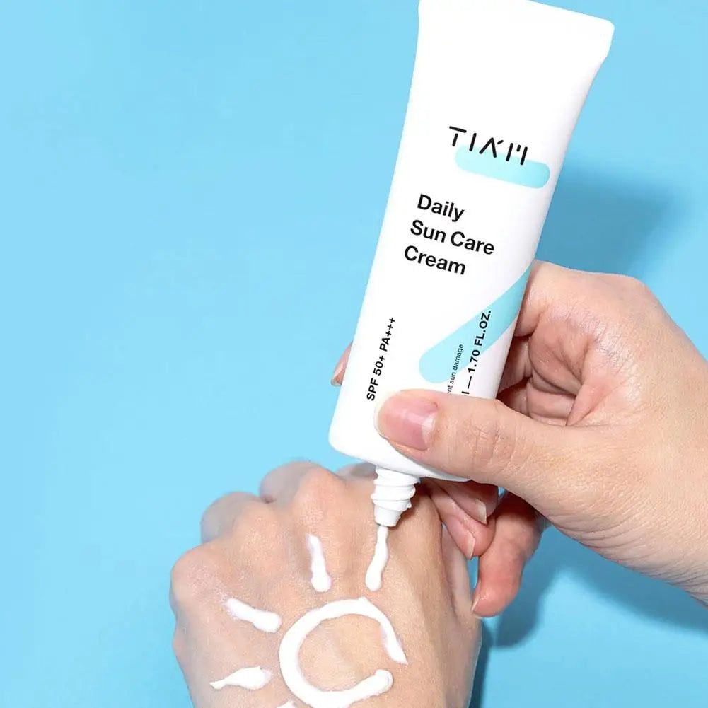 Daily Sun Care Sunscreen Snail Azulene Calmfort Cream Firming Skin Low PH Cleanser Shrinks Pores Non-Greasy Skin Care