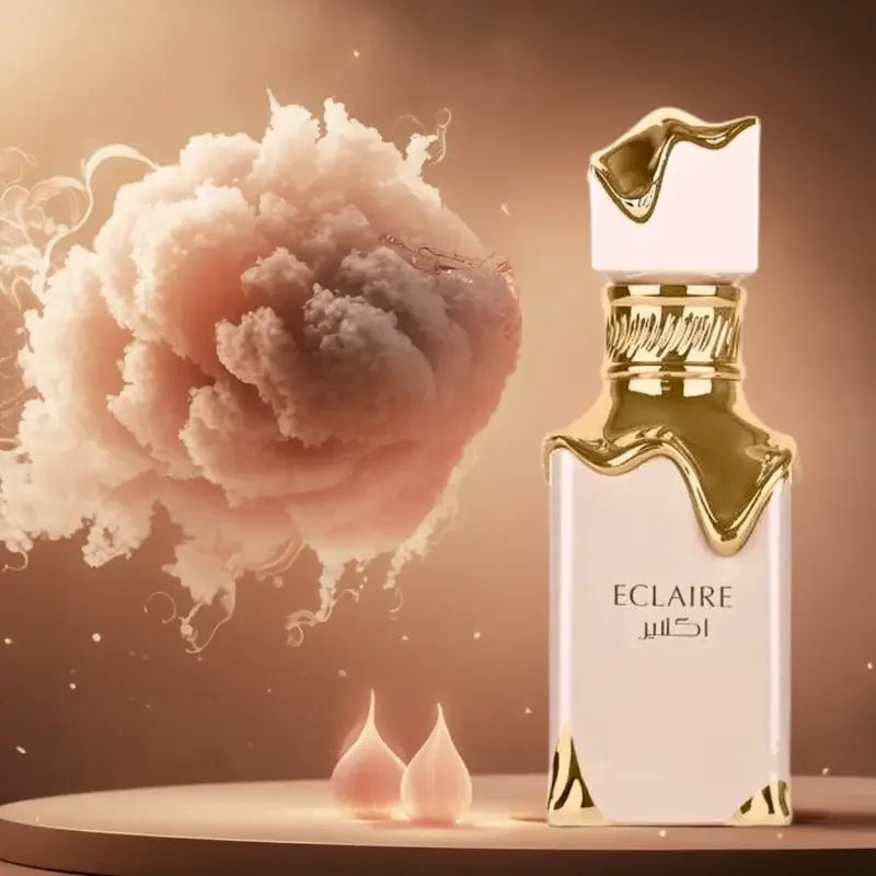 Lattafa Eclaire Perfume Spray- Vanilla, Caramel, Sweet, Floral  - Eau de Parfum Long-Lasting Fragrance for women 3.4oz / 100 ml