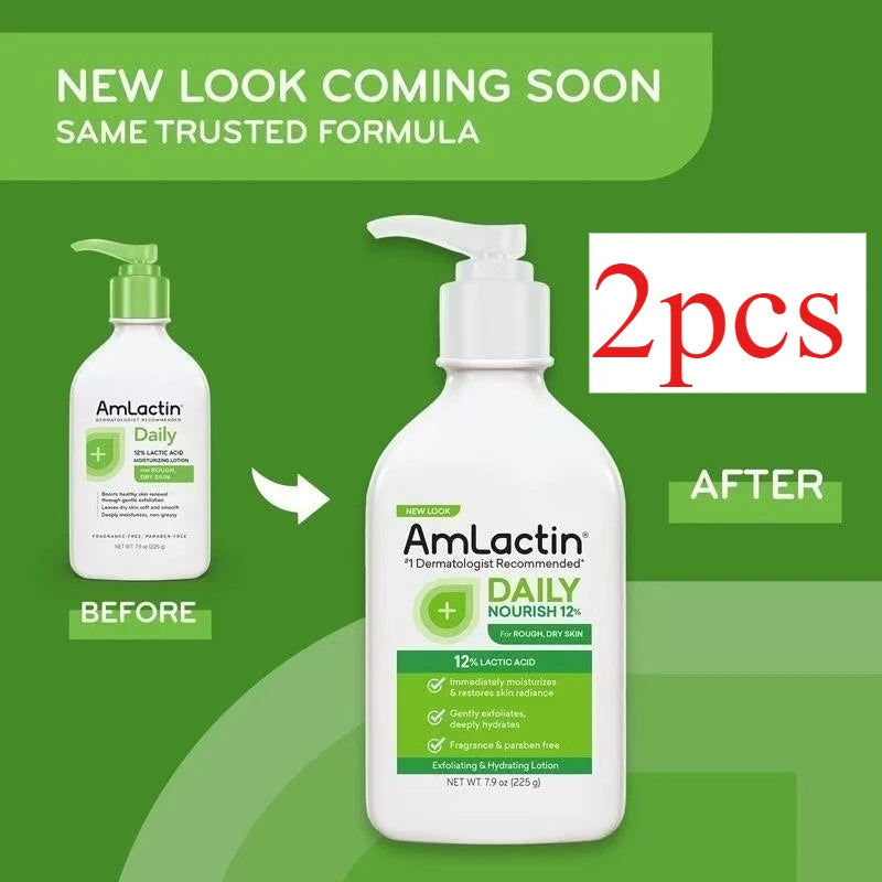 AmLa/ctin Moisturizing Body Lotion 225g Relieves Peeling, Scales, Dryness, Hydration and Skin Care
