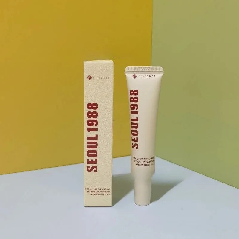K-secret Seoul 1988 Essence/4% Firming Eye Cream/Sunscreen Snail Cream/Face Cleanser Shrinks Pores and Brightens Skin Tone