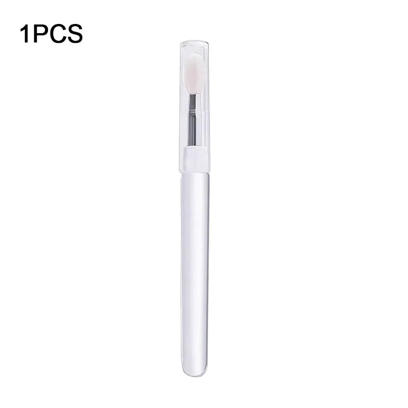 new 1/3pcs silicone lip brush disposable lip brush Lipstick Lipgloss Makeup Brushes HZS18