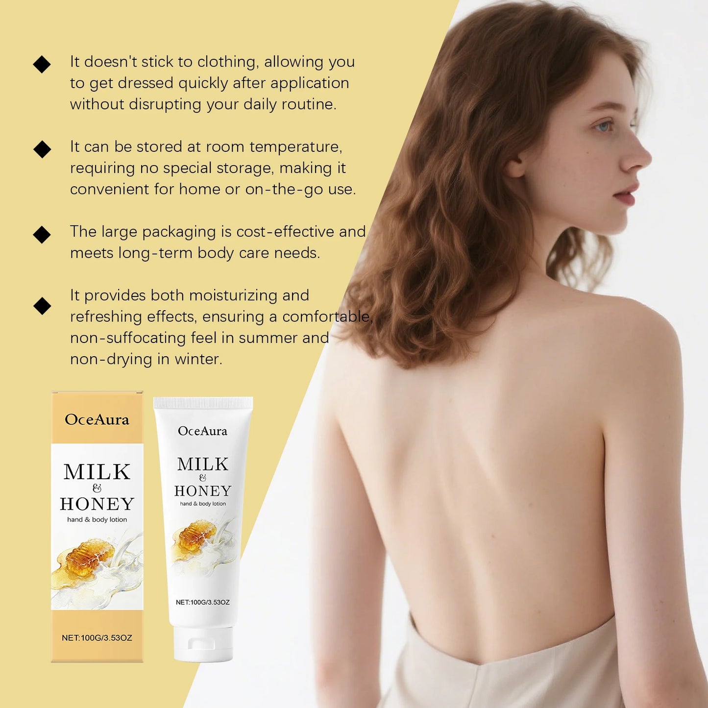 Milk Honey Body Lotion for Very Dry Skin Intense Nourishment & 48H Moisture Winter Skincare Must Have Rich Cream for Flaky Skin