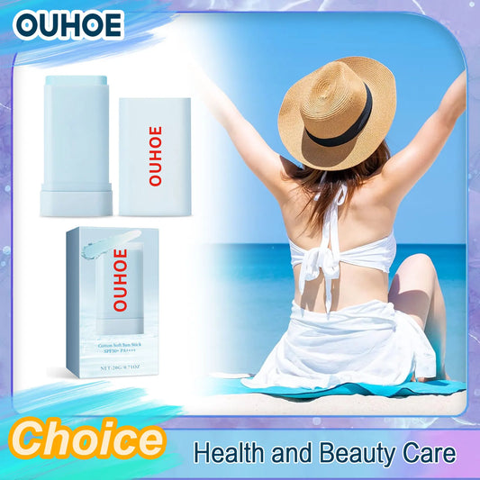 Sunscreen Stick Spf 50 for Oily Skin Face Sun Blocking UV Protective Moisturizing Refreshing Oil Control Solar Isolation Cream