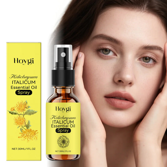 Helichrysum Facial Body Mist Spray for Dry Skin Lightweight Hydrating Oil Spray with Jojoba Oil Winter Skincare Care for Women