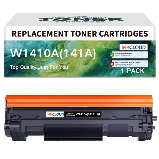 INKCLOUD 141A Compatible 141 A Toner Replacement for HP 141A W1410A 141X W1410X Black Laserjet Pro M110w MFP M140w M139