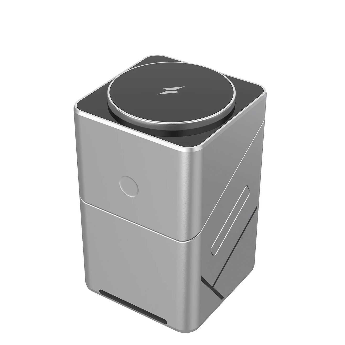 Magic Cube Spin Wireless Charger with Strong magnetic Force and 100W fast Charging, a new three-in-one desktop wireless char
