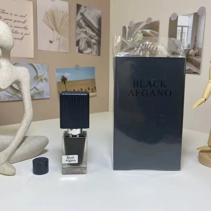 Aromatic Woody Unisex Perfume 30ml Long Lasting Elegant Fragrance with Green Leaves Warm Tobacco Coffee Oud Resin Incense Aroma