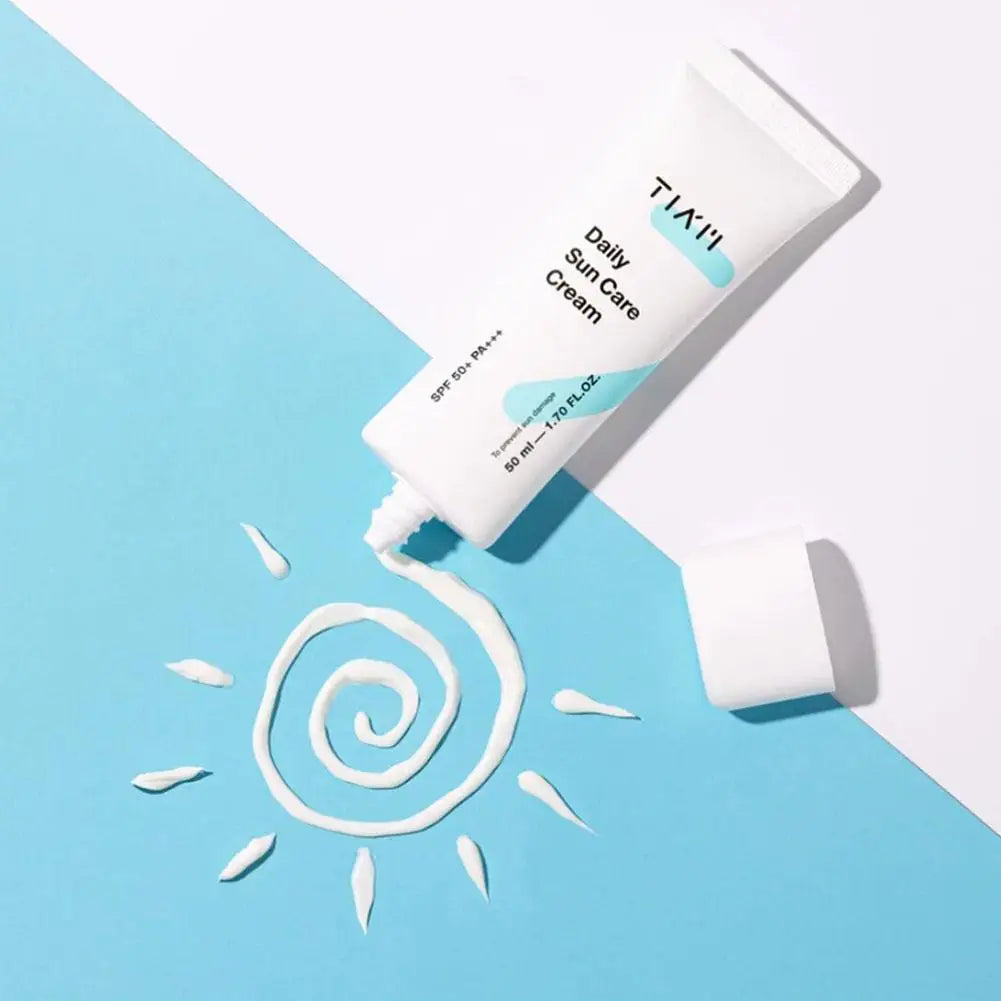 Daily Sun Care Sunscreen Snail Azulene Calmfort Cream Firming Skin Low PH Cleanser Shrinks Pores Non-Greasy Skin Care