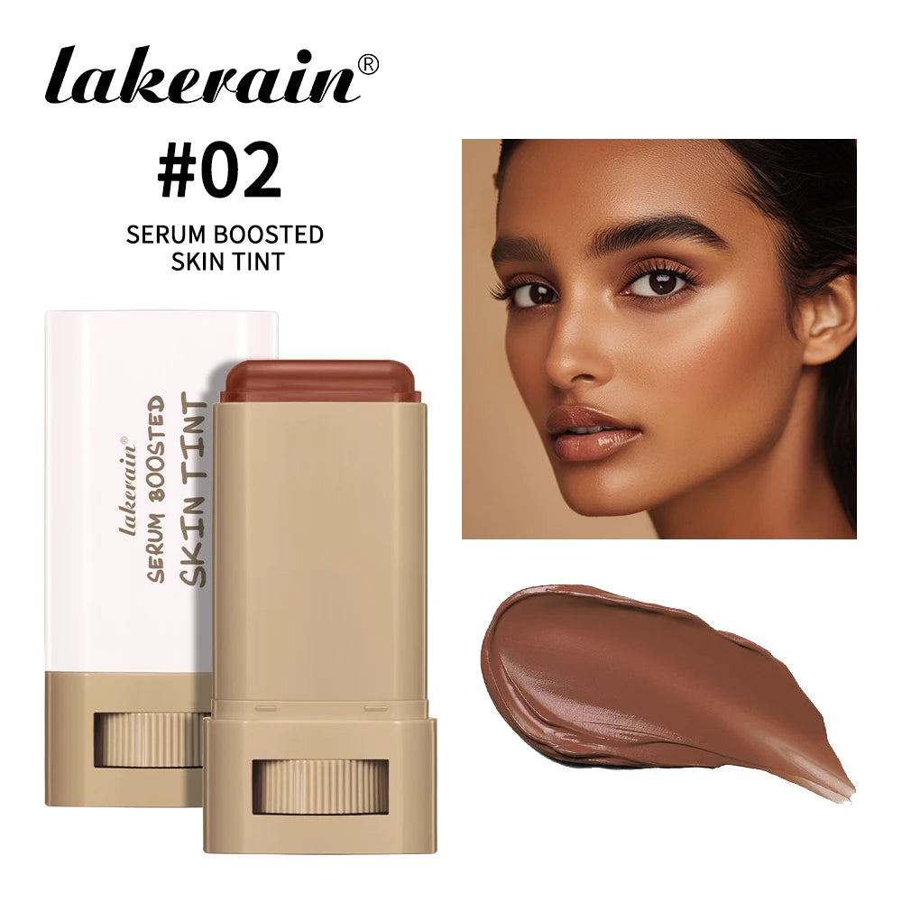 Eraser Foundation Stick Silky Texture Moisturizing Smooth Boosted Skin Tint Foundation Stick Travel-Friendly Concealer Stick