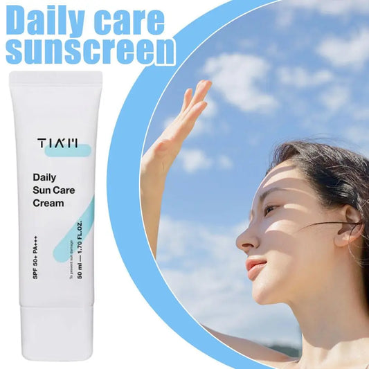 Daily Sun Care Sunscreen Snail Azulene Calmfort Cream Firming Skin Low PH Cleanser Shrinks Pores Non-Greasy Skin Care