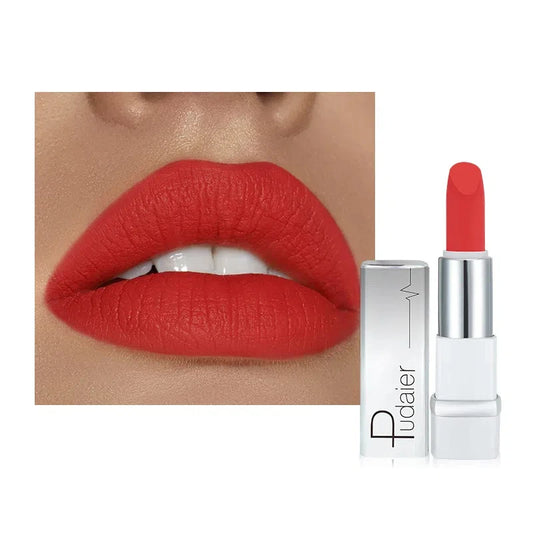 Waterproof 24 Hours Velvet Matte Lip Gloss, Moisturizing, Long Lasting Sexy Red Lip Tint Makeup Cosmetic LipGloss