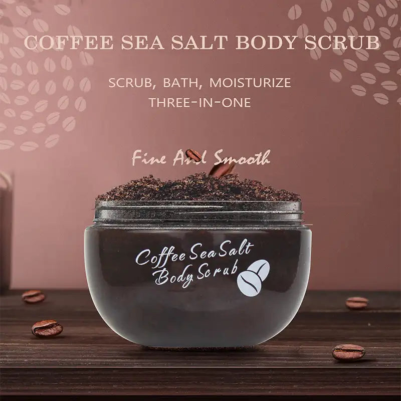 320g KOEC Coffee Dead Sea Salt Exfoliator Body Scrub Bath Salt Moisturizing Exfoliating Antioxidant Elasticity Fade Stretch Mark